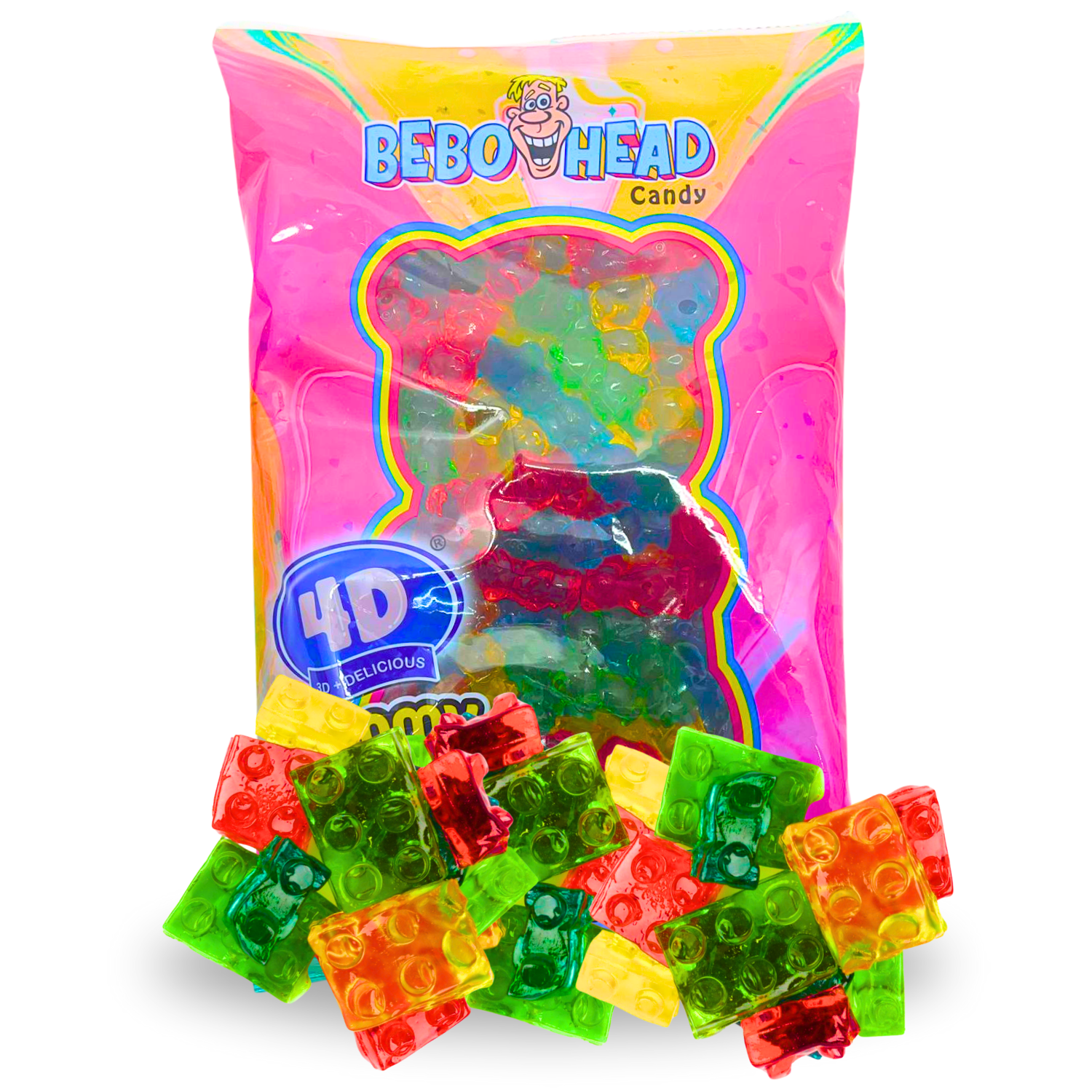 4D Gummy Blocks - 2.2 Pounds