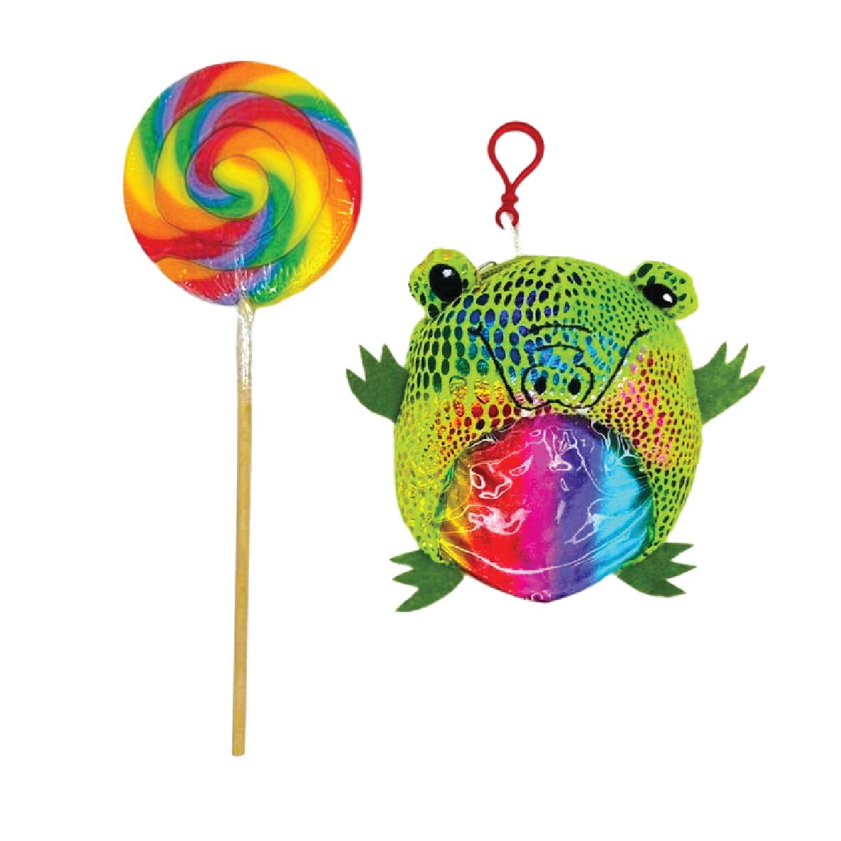 Frog - Plush Wallet Lollipop