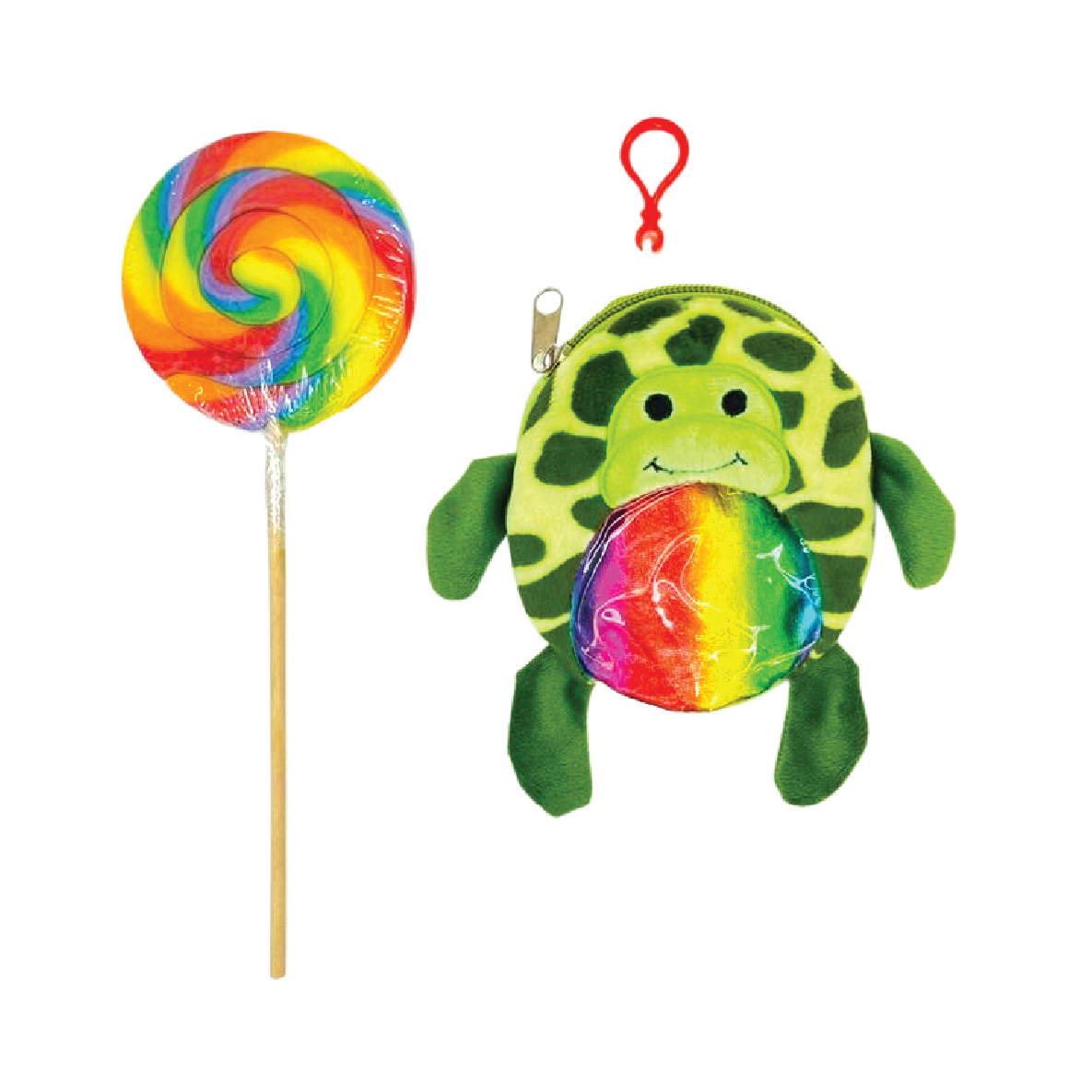 Turtle - Plush Wallet Lollipop