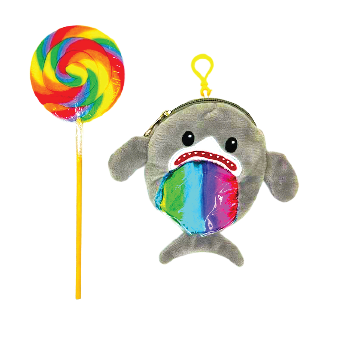 Shark - Plush Wallet Lollipop