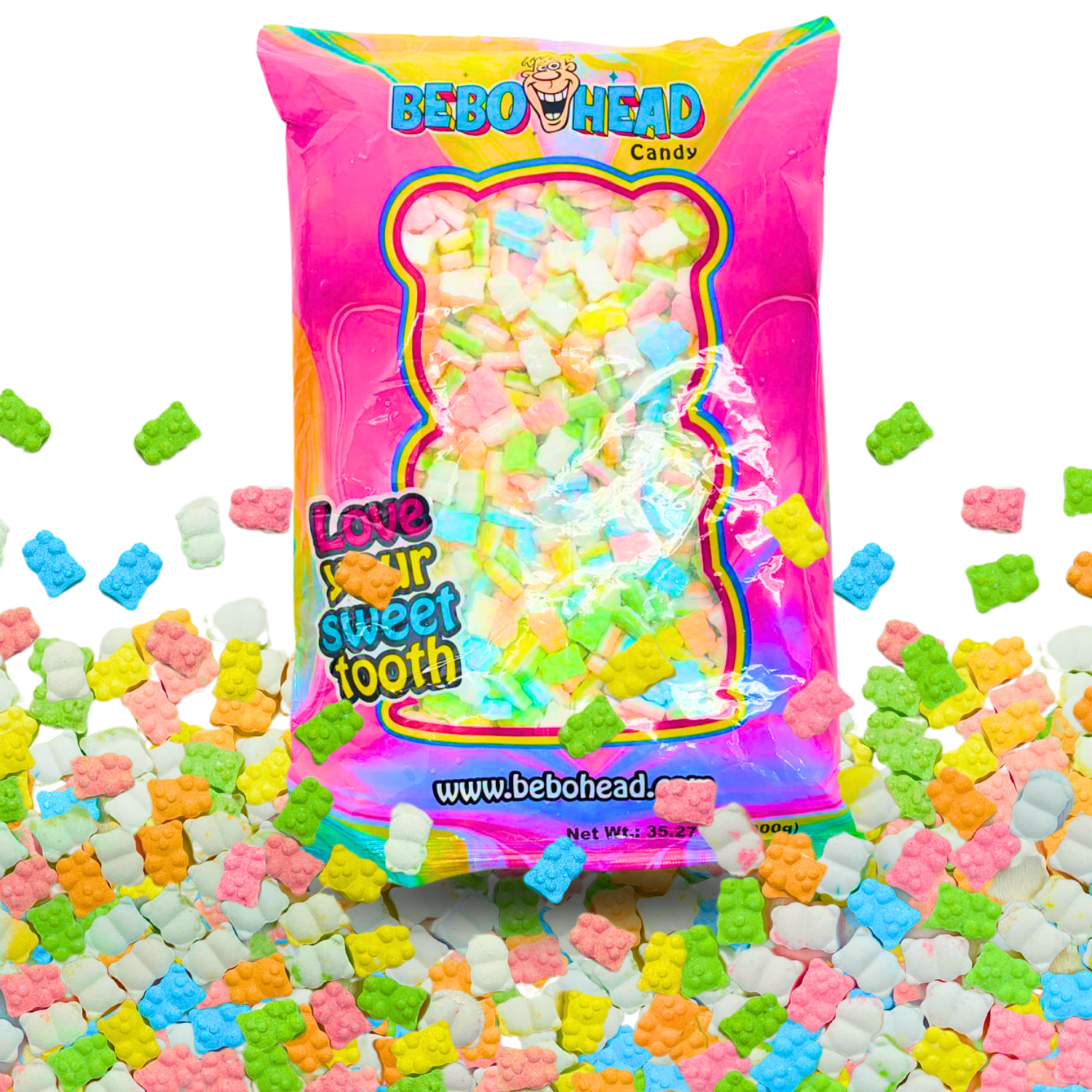 Mini Bears Press Candy - 2.2 Pounds