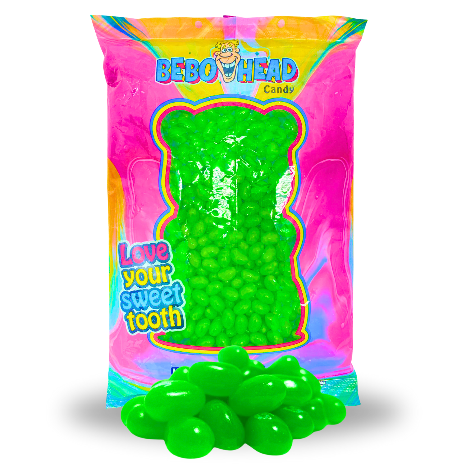 Green Apple Jelly Beans - 2.2 Pounds