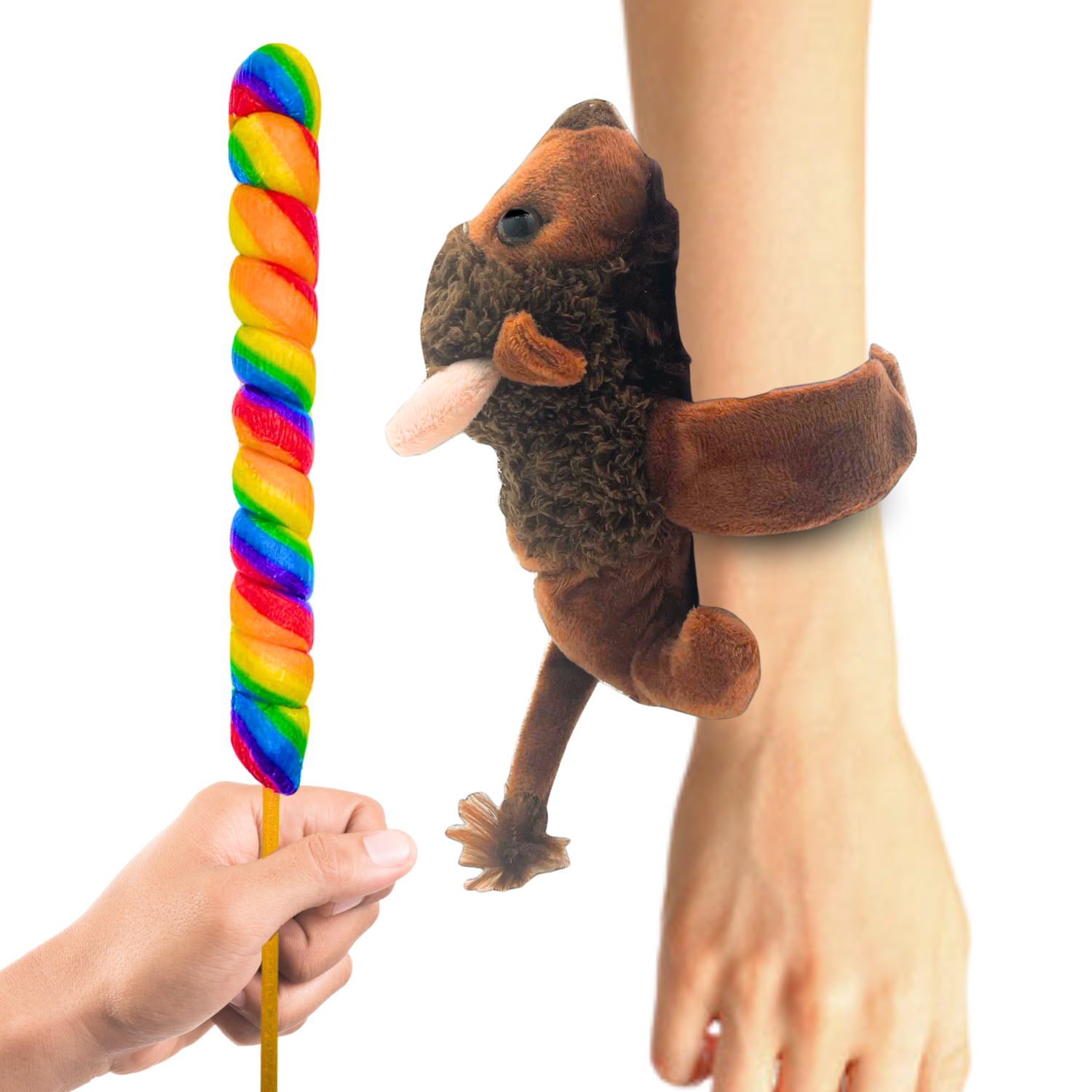 Buffalo Slap Bracelet With Lollipop