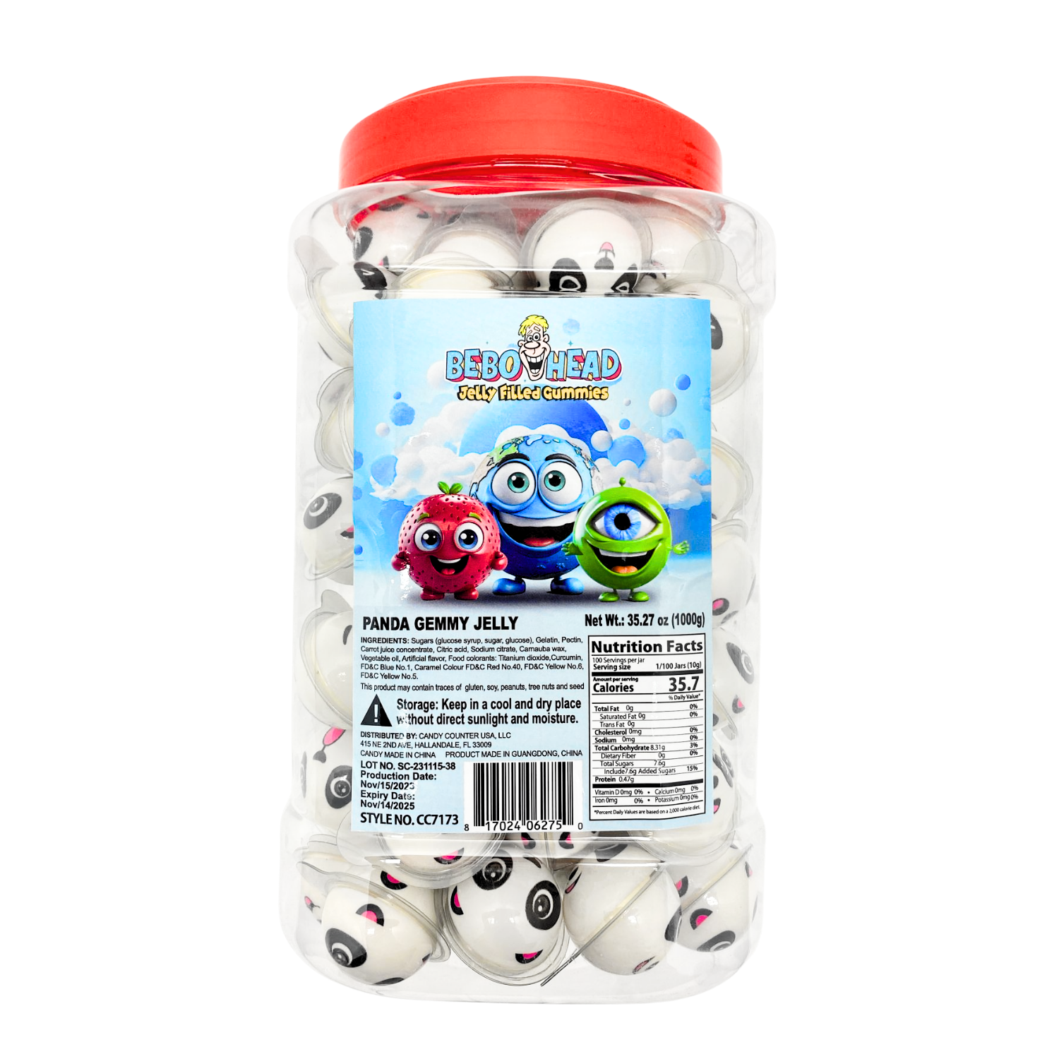 Panda Gummy Jelly - 2.2 Pounds