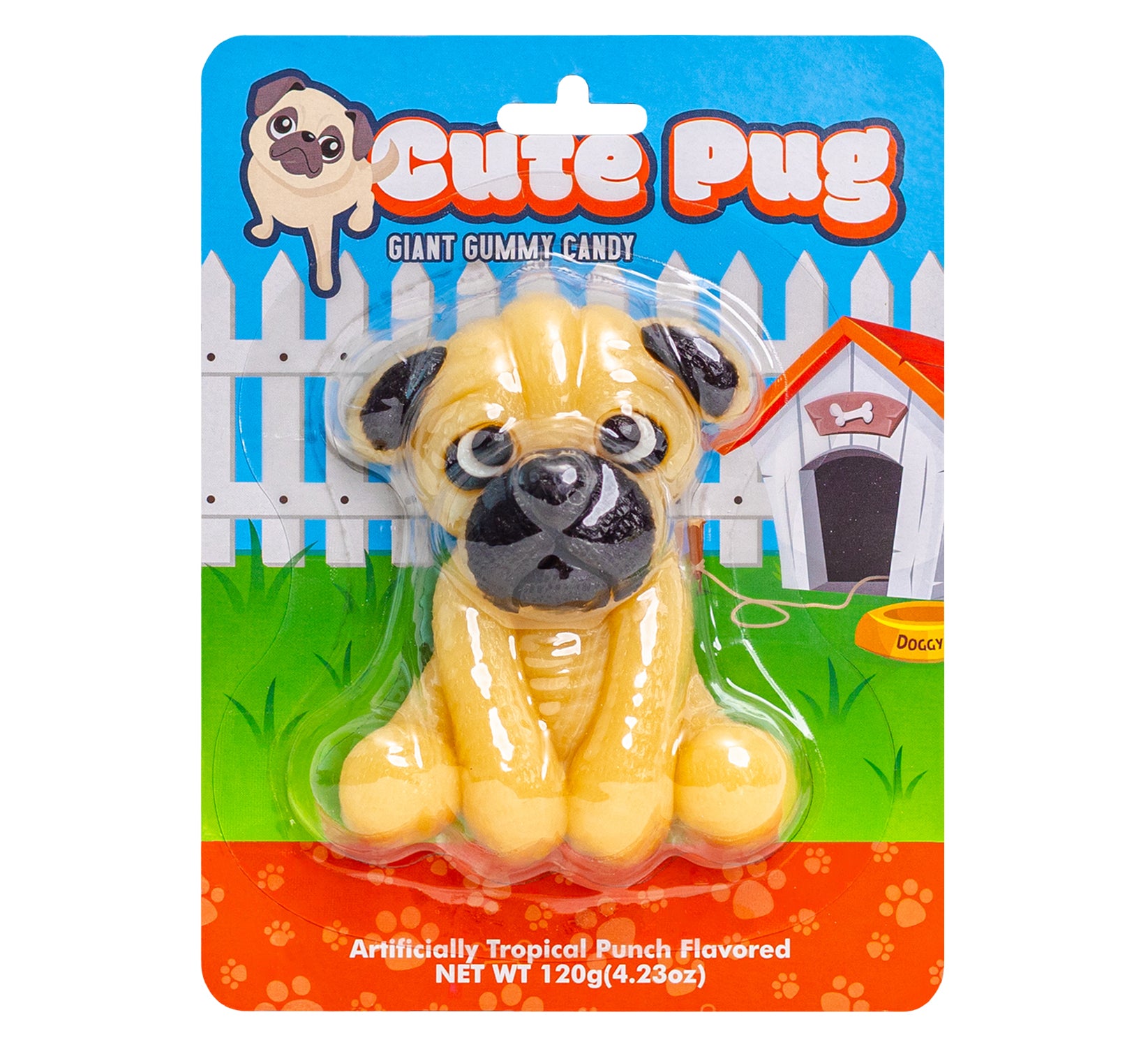 Giant Gummy Cute Pug - 4oz