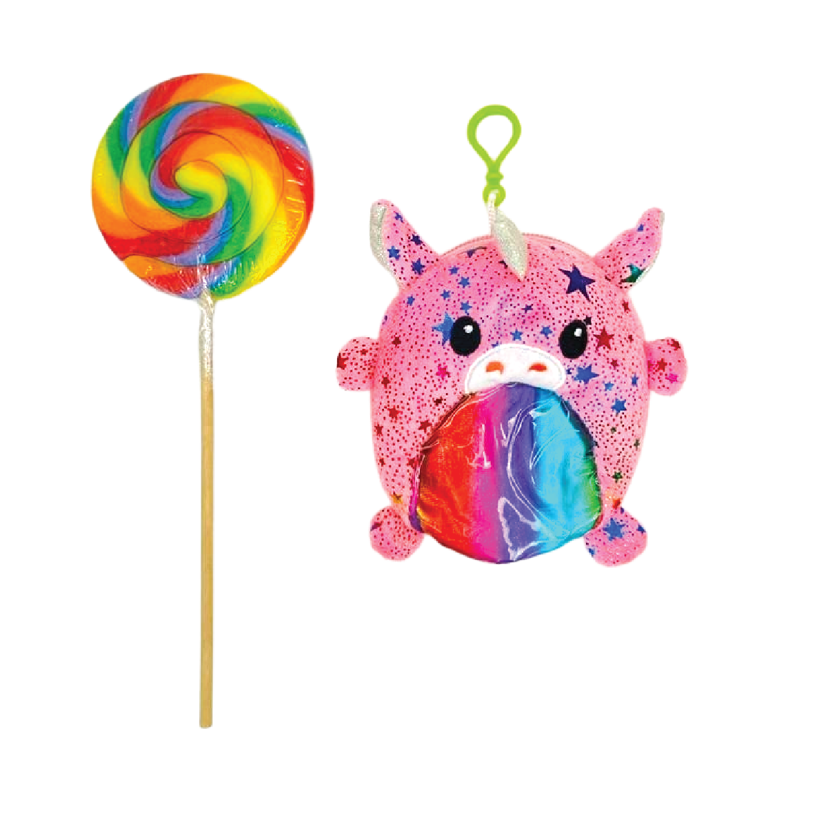 Piggy - Plush Wallet Lollipop
