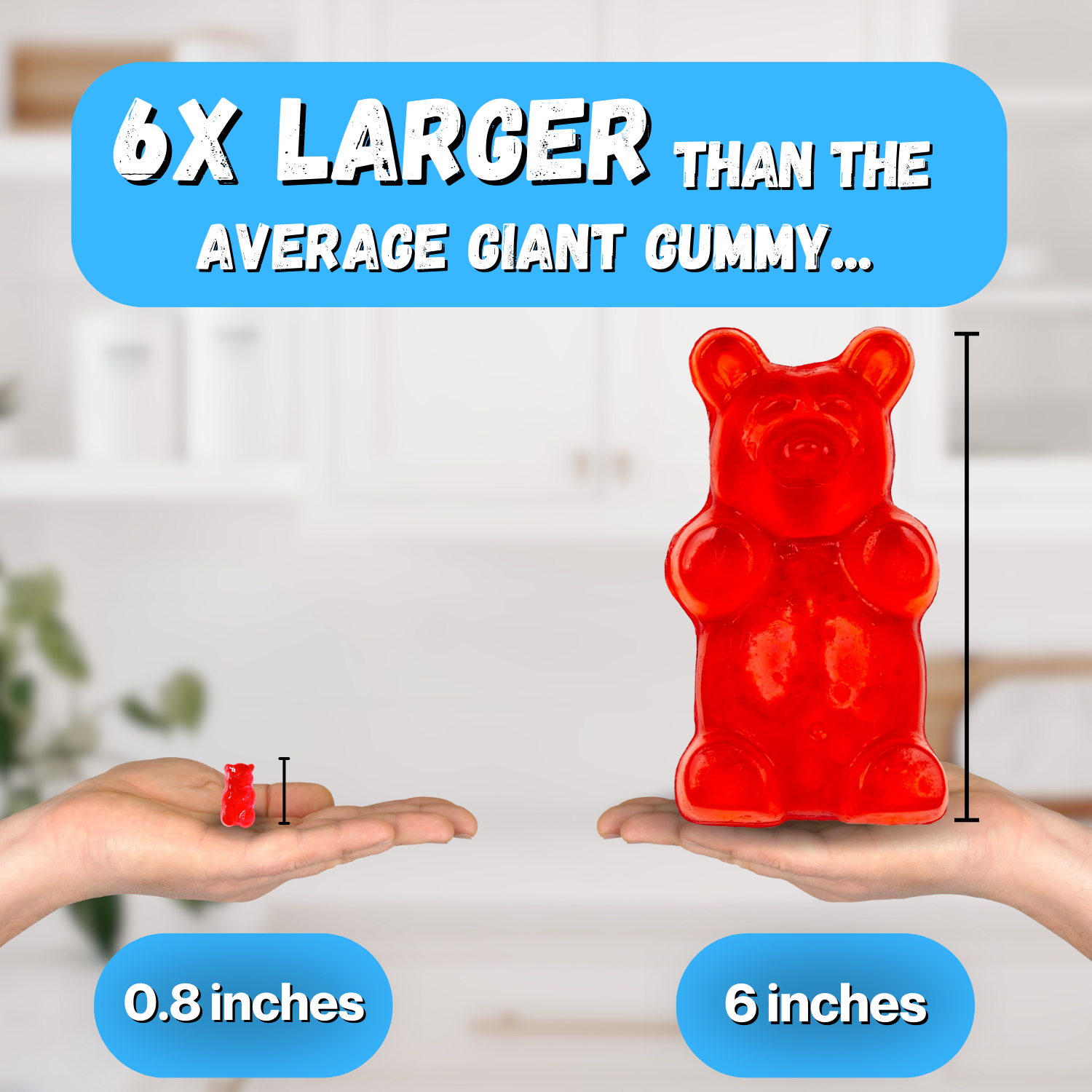 Giant Gummy Tiki - 4oz