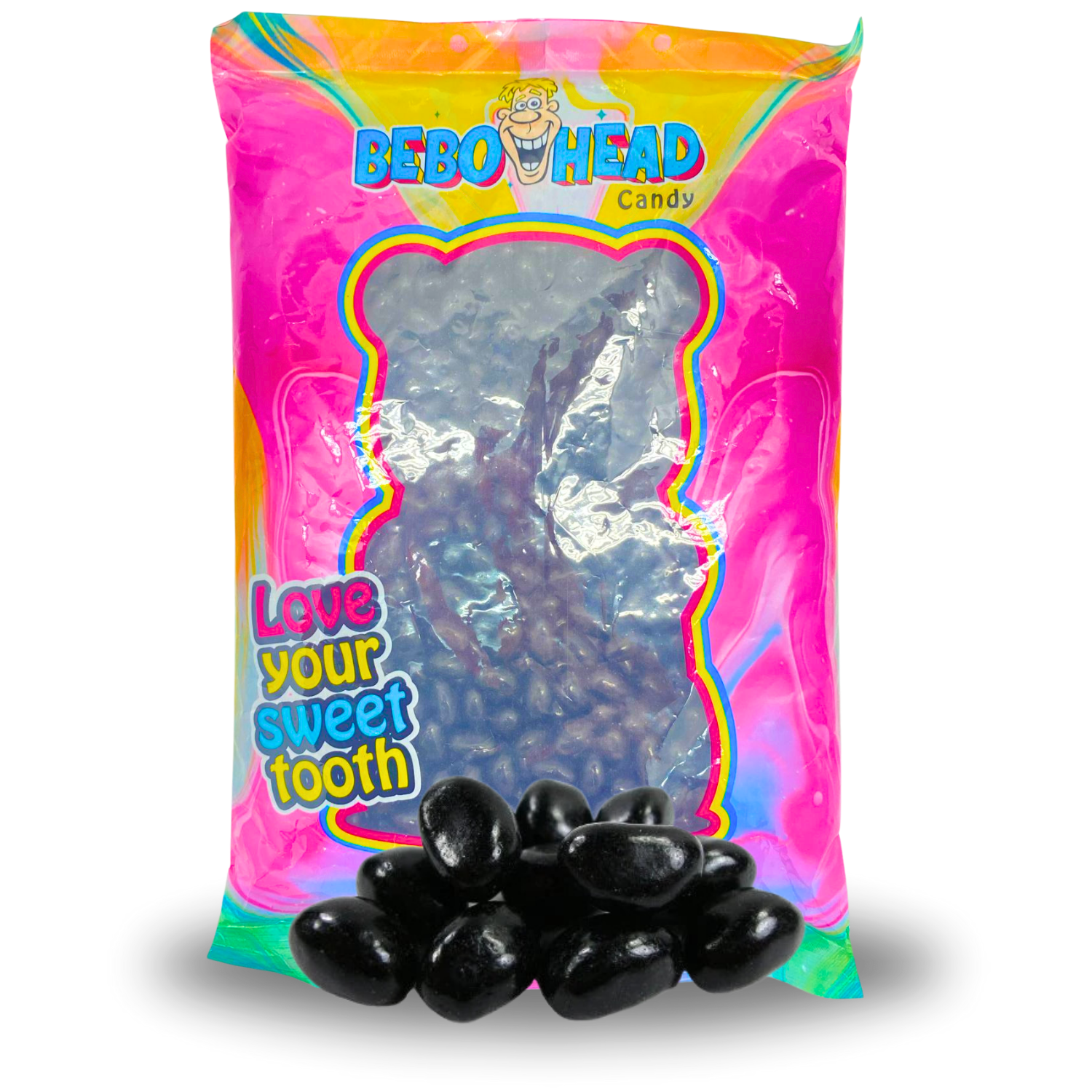 Licorice Jelly Beans - 2.2 Pounds
