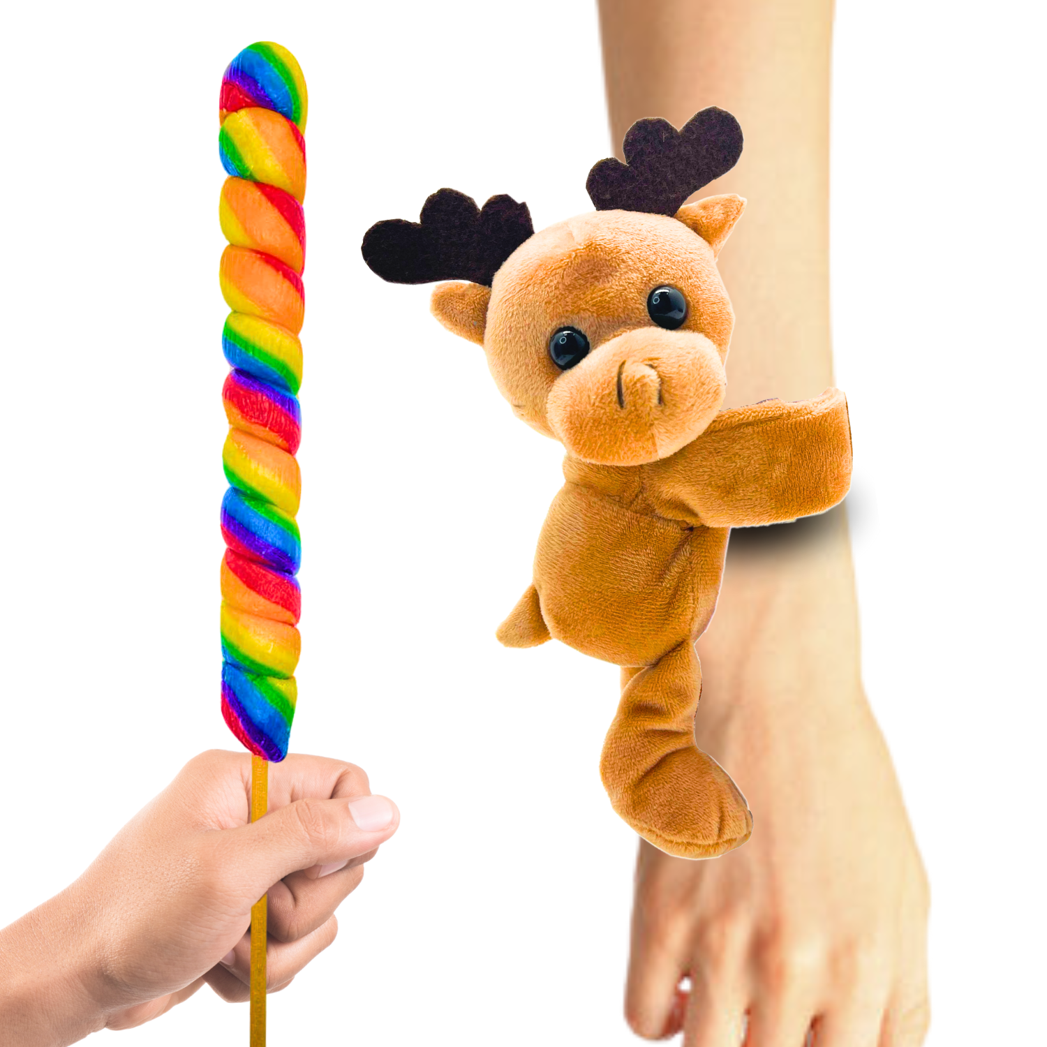 Moose Slap Bracelet With Lollipop